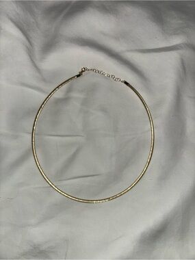 Gold Tone Snake Chain Choker Necklace - Women Jewelry